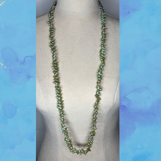Single Strand Maireener Shell Necklace. (94cm)