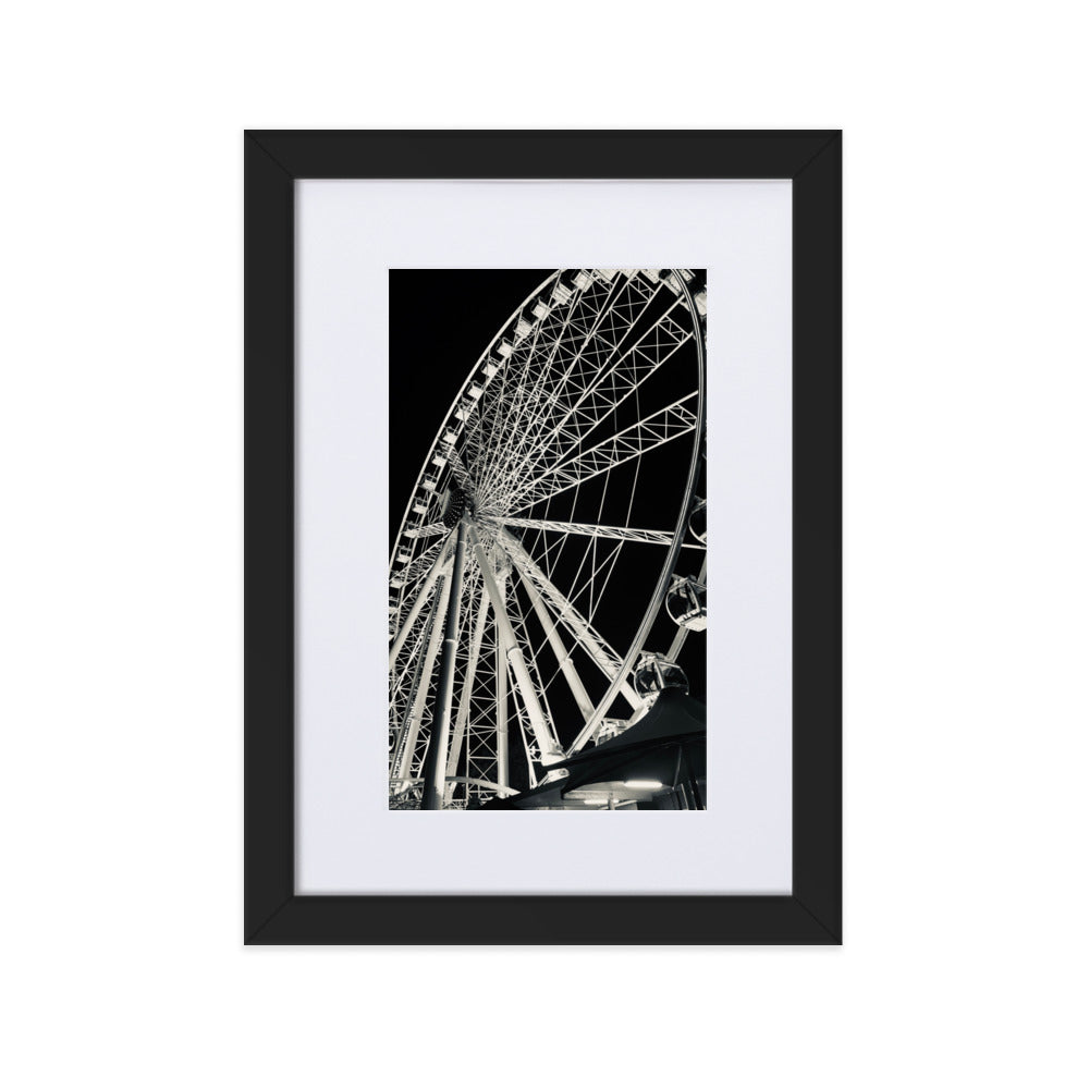 Matte Paper Framed Poster With Mat | Nightlife