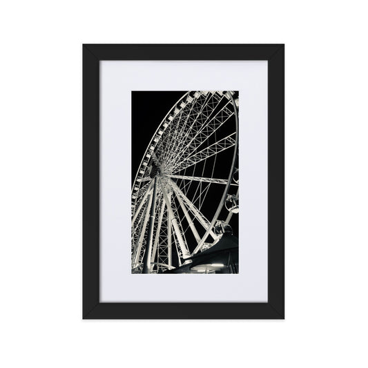Matte Paper Framed Poster With Mat | Nightlife