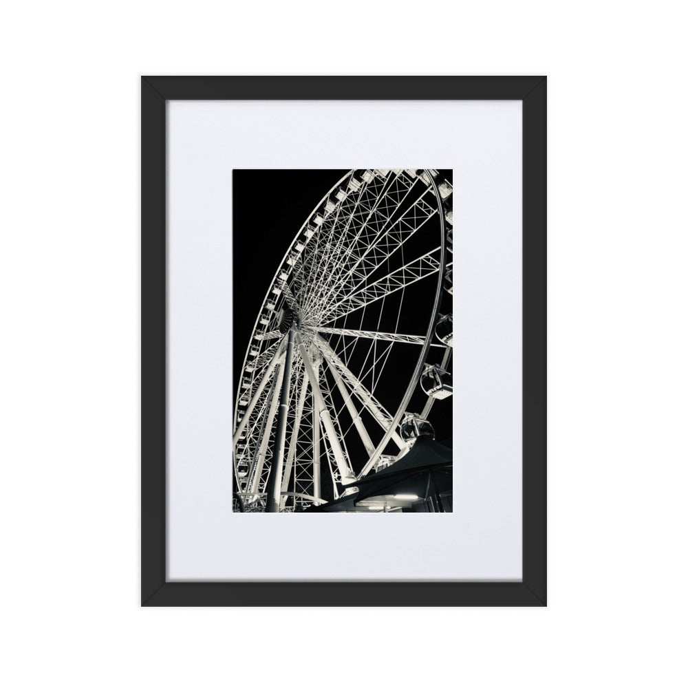 Matte Paper Framed Poster With Mat | Nightlife