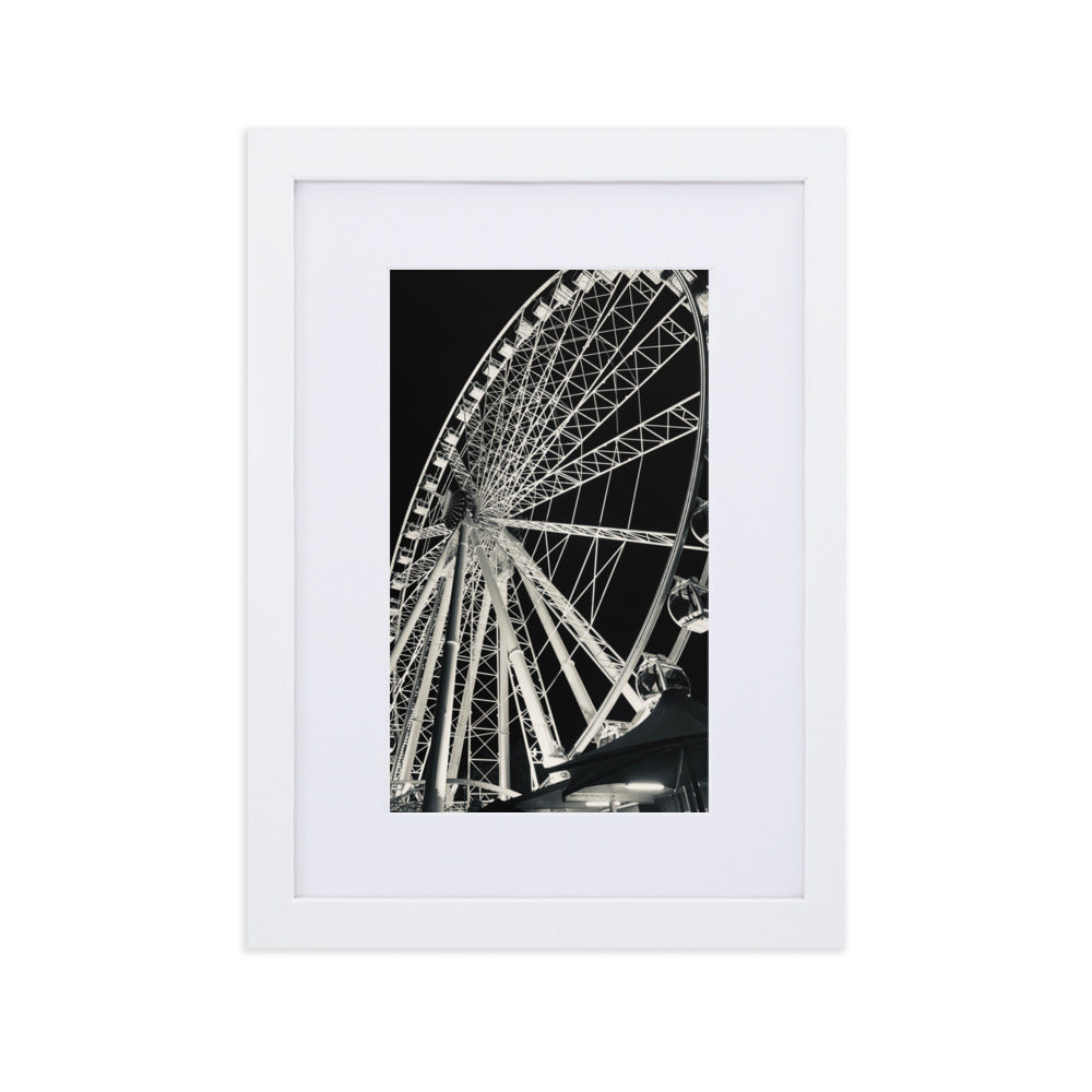 Matte Paper Framed Poster With Mat | Nightlife