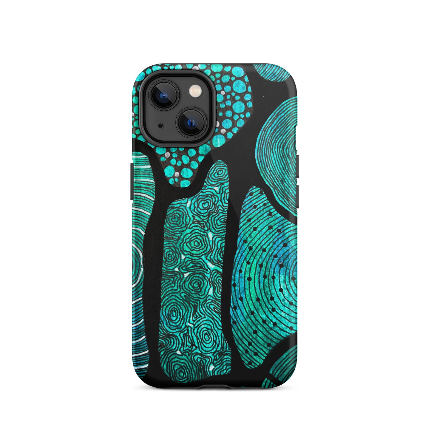 Tough iPhone case - Salt Water Collection, Low Tide