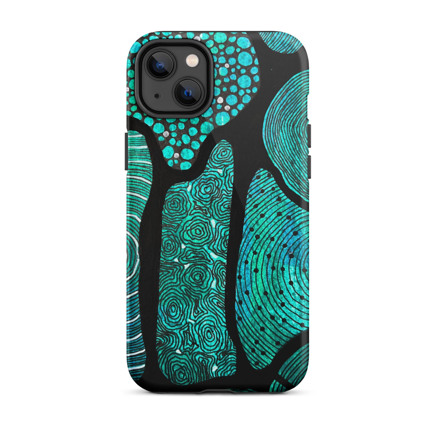 Tough iPhone case - Salt Water Collection, Low Tide