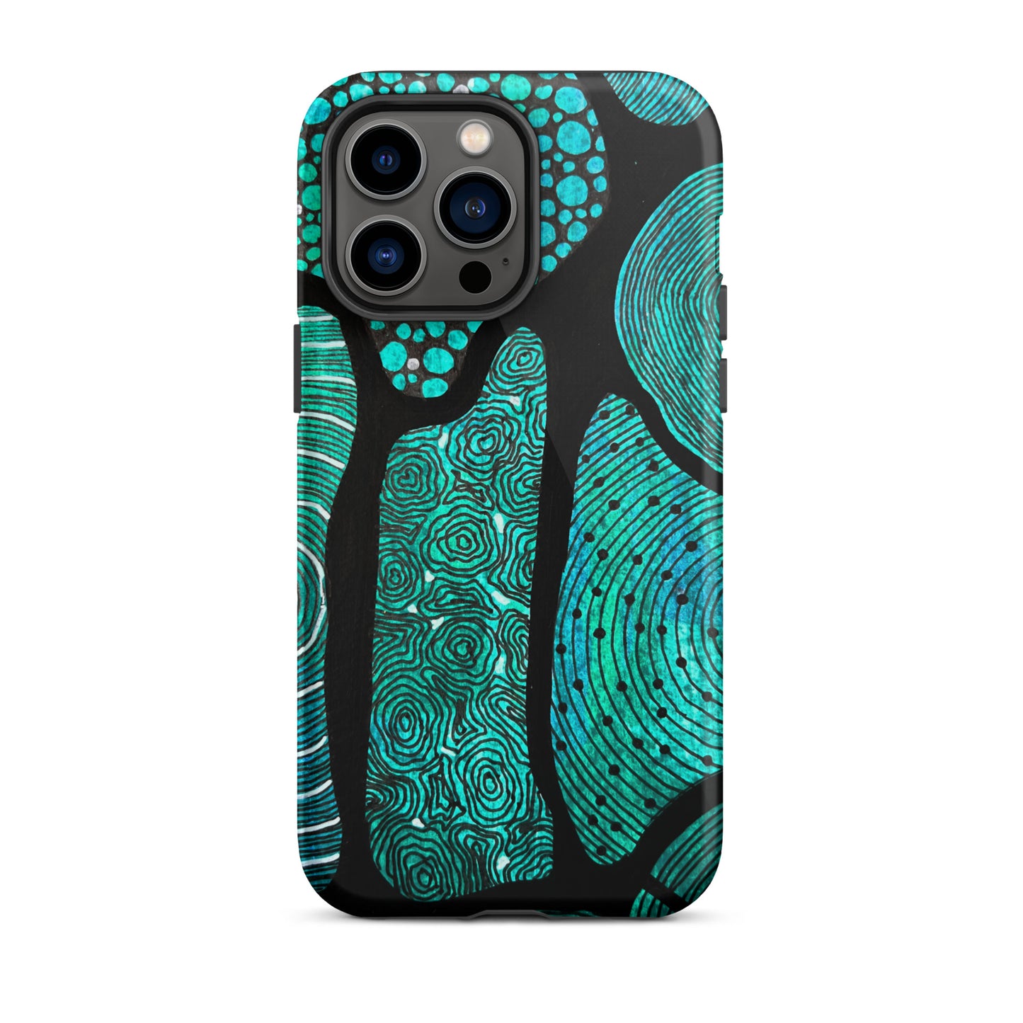 Tough iPhone case - Salt Water Collection, Low Tide