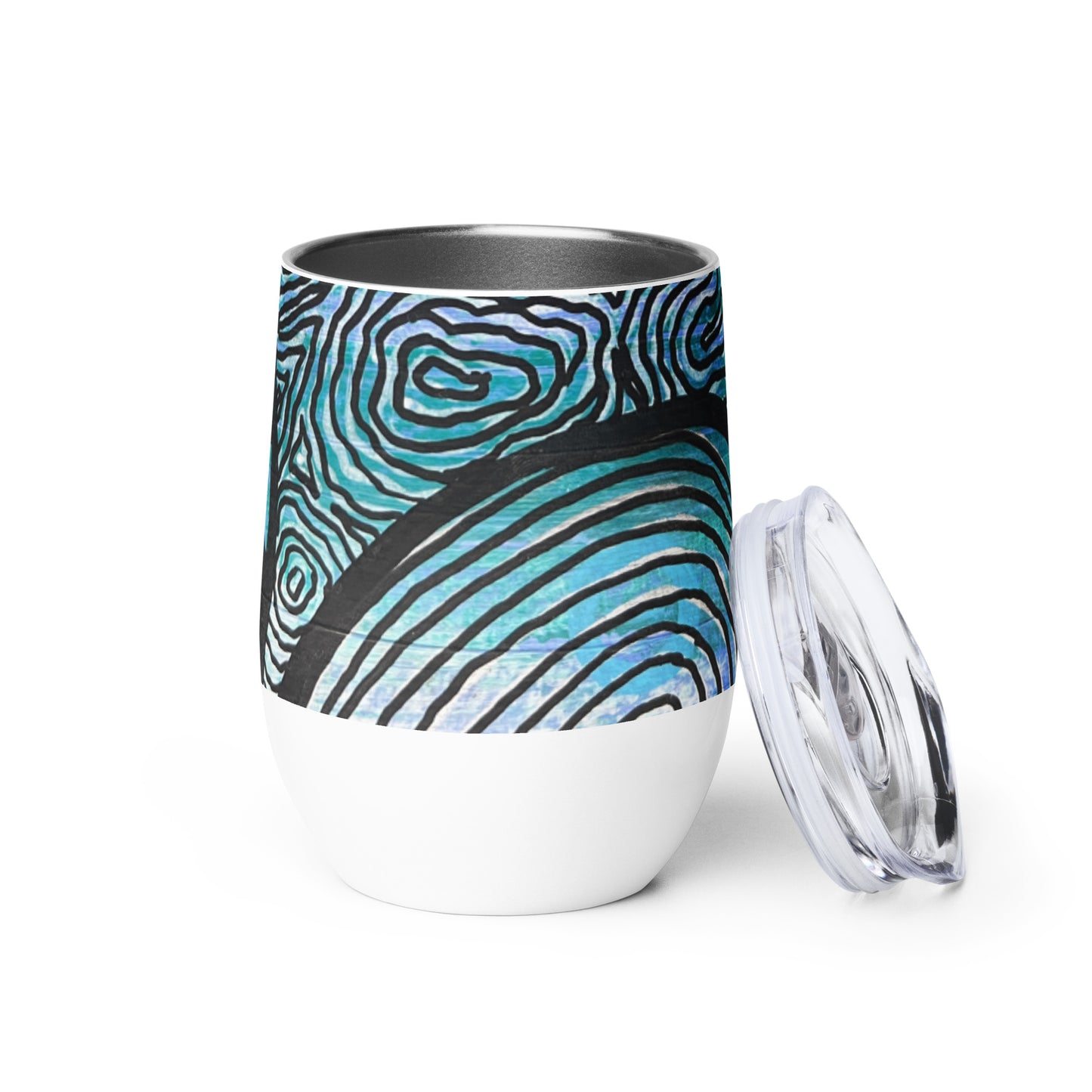 Wine tumbler - Salt Water Collection: The Sea