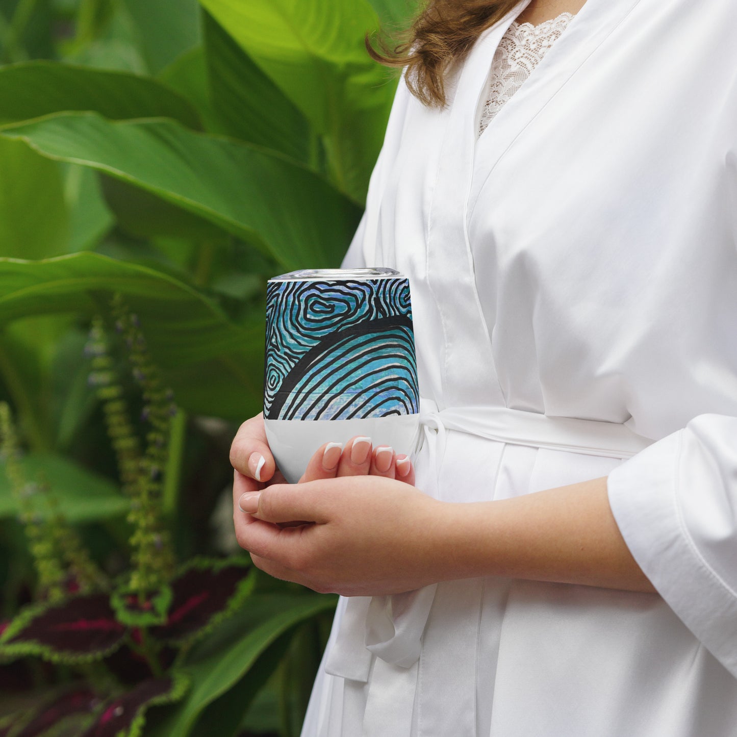 Wine tumbler - Salt Water Collection: The Sea