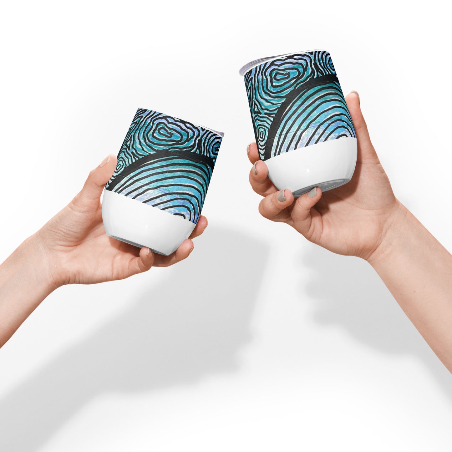 Wine tumbler - Salt Water Collection: The Sea