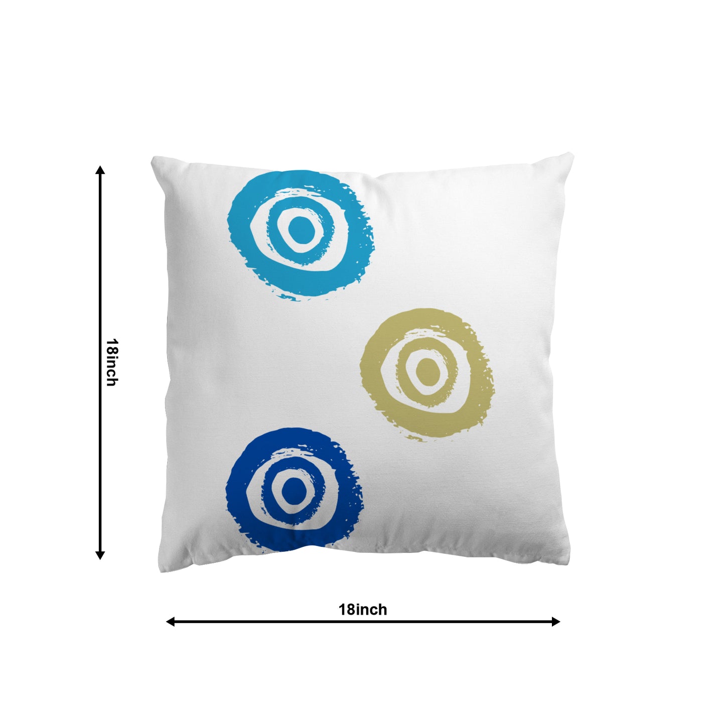 Throw Pillow Cover 18"x18" (One Side)